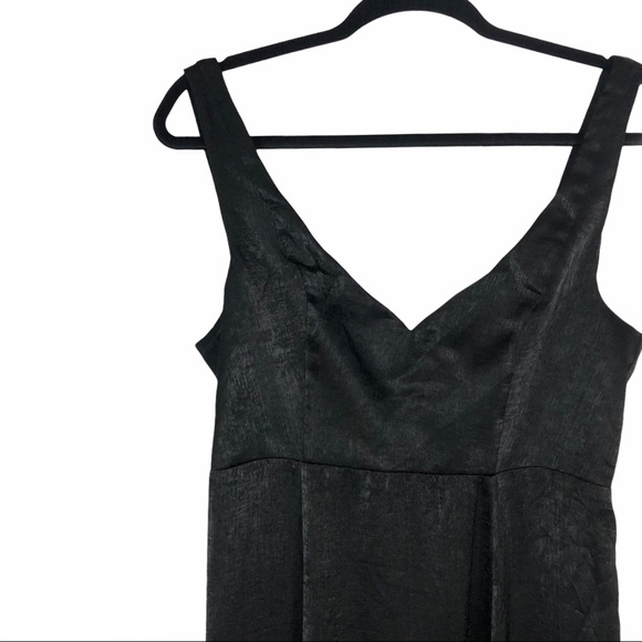 NWOT SMYM Jenn Maxi Dress Black Sheen - Picture 8 of 9